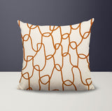 Fina Abstract Reversible Indoor/Outdoor Square Pillow