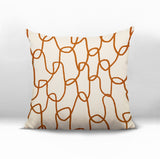 Fina Abstract Reversible Indoor/Outdoor Square Pillow