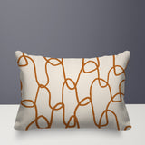 Fina Abstract Reversible Indoor/Outdoor Rectangle Pillow