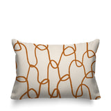 Fina Abstract Reversible Indoor/Outdoor Rectangle Pillow