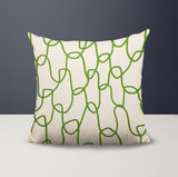 Fina Abstract Reversible Indoor/Outdoor Square Pillow