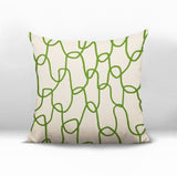 Fina Abstract Reversible Indoor/Outdoor Square Pillow