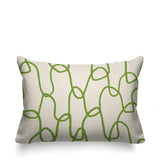 Fina Abstract Reversible Indoor/Outdoor Rectangle Pillow