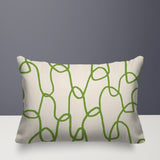 Fina Abstract Reversible Indoor/Outdoor Rectangle Pillow