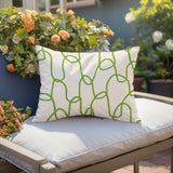 Fina Abstract Reversible Indoor/Outdoor Rectangle Pillow
