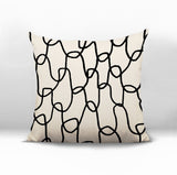 Fina Abstract Reversible Indoor/Outdoor Square Pillow