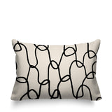 Fina Abstract Reversible Indoor/Outdoor Rectangle Pillow