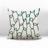 Fina Abstract Reversible Indoor/Outdoor Square Pillow