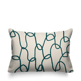 Fina Abstract Reversible Indoor/Outdoor Rectangle Pillow