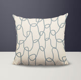 Fina Abstract Reversible Indoor/Outdoor Square Pillow