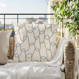 Fina Abstract Reversible Indoor/Outdoor Square Pillow