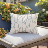 Fina Abstract Reversible Indoor/Outdoor Rectangle Pillow