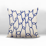 Fina Abstract Reversible Indoor/Outdoor Square Pillow