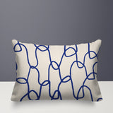 Fina Abstract Reversible Indoor/Outdoor Rectangle Pillow