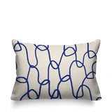 Fina Abstract Reversible Indoor/Outdoor Rectangle Pillow