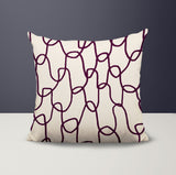 Fina Abstract Reversible Indoor/Outdoor Square Pillow