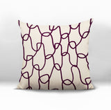 Fina Abstract Reversible Indoor/Outdoor Square Pillow