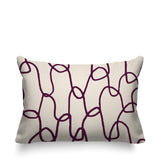 Fina Abstract Reversible Indoor/Outdoor Rectangle Pillow