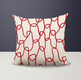 Fina Abstract Reversible Indoor/Outdoor Square Pillow