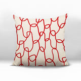 Fina Abstract Reversible Indoor/Outdoor Square Pillow