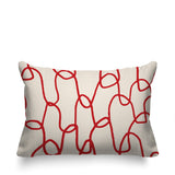 Fina Abstract Reversible Indoor/Outdoor Rectangle Pillow