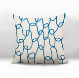 Fina Abstract Reversible Indoor/Outdoor Square Pillow