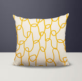 Fina Abstract Reversible Indoor/Outdoor Square Pillow