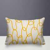 Fina Abstract Reversible Indoor/Outdoor Rectangle Pillow