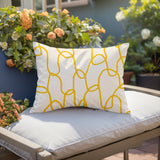 Fina Abstract Reversible Indoor/Outdoor Rectangle Pillow