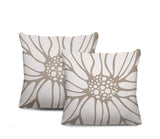 Fiona Floral Reversible Indoor/Outdoor Square Pillow