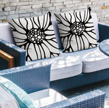Fiona Floral Reversible Indoor/Outdoor Square Pillow