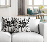 Fiona Floral Reversible Indoor/Outdoor Square Pillow