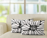 Fiona Floral Reversible Indoor/Outdoor Rectangular Pillow