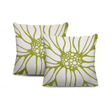 Fiona Floral Reversible Indoor/Outdoor Square Pillow