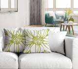Fiona Floral Reversible Indoor/Outdoor Square Pillow