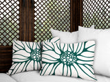 Fiona Floral Reversible Indoor/Outdoor Rectangular Pillow