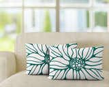 Fiona Floral Reversible Indoor/Outdoor Rectangular Pillow