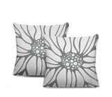 Fiona Floral Reversible Indoor/Outdoor Square Pillow