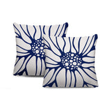 Fiona Floral Reversible Indoor/Outdoor Square Pillow