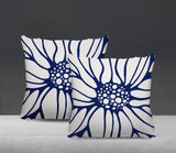 Fiona Floral Reversible Indoor/Outdoor Square Pillow