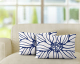 Fiona Floral Reversible Indoor/Outdoor Rectangular Pillow