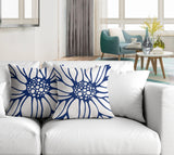 Fiona Floral Reversible Indoor/Outdoor Square Pillow