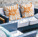 Fiona Floral Reversible Indoor/Outdoor Square Pillow