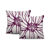 Fiona Floral Reversible Indoor/Outdoor Square Pillow