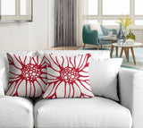 Fiona Floral Reversible Indoor/Outdoor Square Pillow