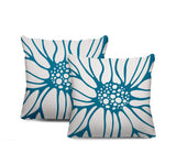 Fiona Floral Reversible Indoor/Outdoor Square Pillow