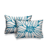 Fiona Floral Reversible Indoor/Outdoor Rectangular Pillow