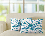 Fiona Floral Reversible Indoor/Outdoor Rectangular Pillow
