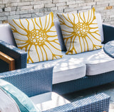 Fiona Floral Reversible Indoor/Outdoor Square Pillow