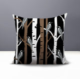 Fiore Bird Reversible Indoor/Outdoor Square Pillow